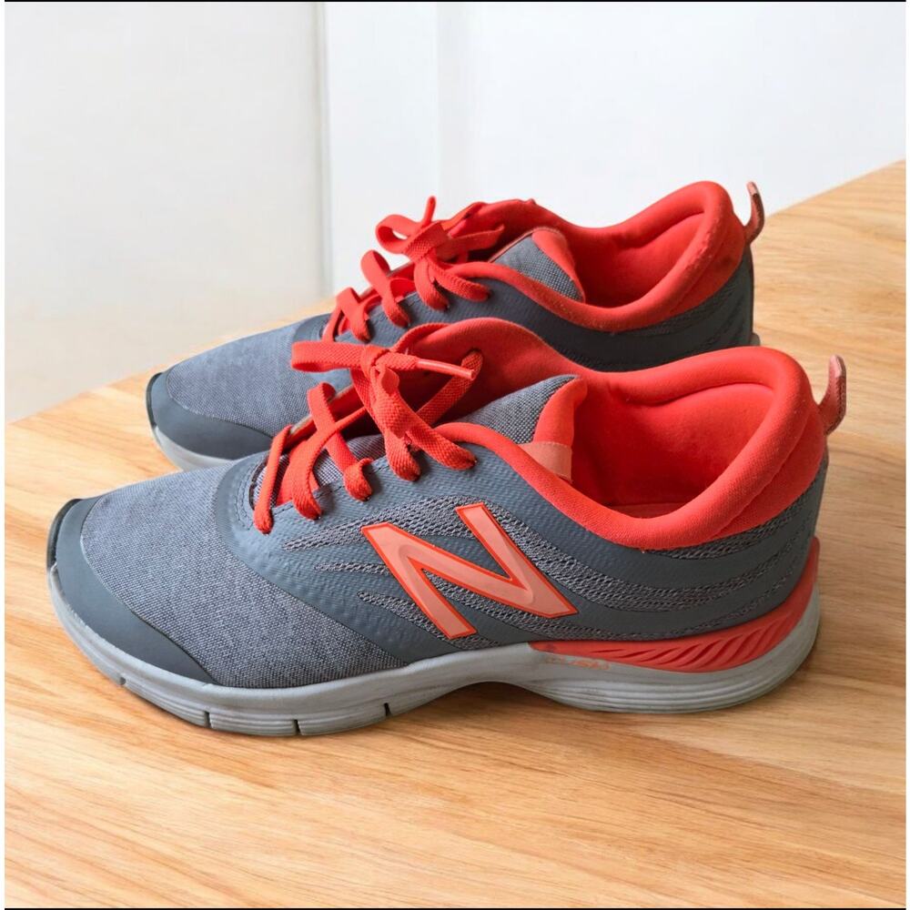 New Balance 715 Tennis Shoes Running Cross Training Grey orange Woman's Sz 10